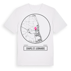 Chapel St. Leonards t-shirt – ekologisk bomull t-shirt från Pinshirt