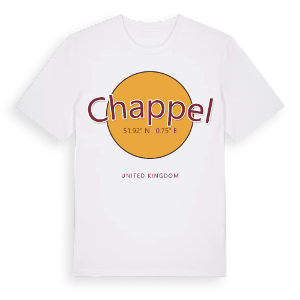 Chappel cirkel t-shirt – ekologisk bomull t-shirt från Pinshirt