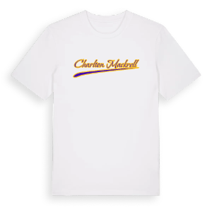 Charlton Mackrell baseball t-shirt – ekologisk bomull t-shirt från Pinshirt