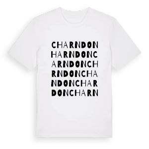 Charndon ordlek t-shirt – ekologisk bomull t-shirt från Pinshirt