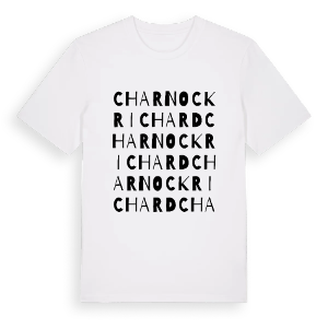 Charnock Richard ordlek t-shirt – ekologisk bomull t-shirt från Pinshirt