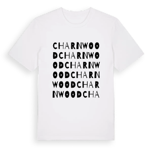 Charnwood ordlek t-shirt – ekologisk bomull t-shirt från Pinshirt