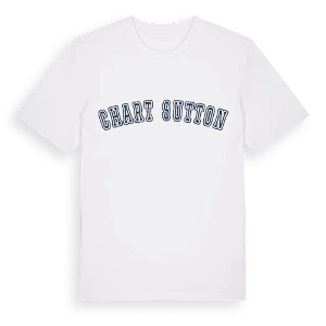 Chart Sutton college t-shirt – ekologisk bomull t-shirt från Pinshirt