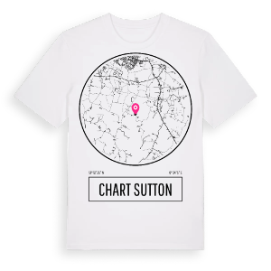 Chart Sutton t-shirt – ekologisk bomull t-shirt från Pinshirt