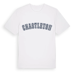 Chastleton college t-shirt – ekologisk bomull t-shirt från Pinshirt