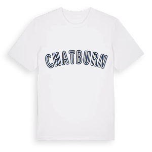 Chatburn college t-shirt – ekologisk bomull t-shirt från Pinshirt