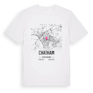Chatham karta t-shirt – ekologisk bomull t-shirt från Pinshirt