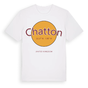 Chatton cirkel t-shirt – ekologisk bomull t-shirt från Pinshirt