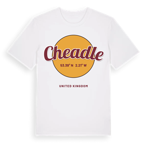 Cheadle cirkel t-shirt – ekologisk bomull t-shirt från Pinshirt