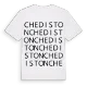 Chediston ordlek t-shirt