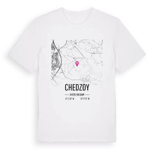 Chedzoy karta t-shirt – ekologisk bomull t-shirt från Pinshirt