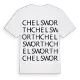 Chelsworth ordlek t-shirt