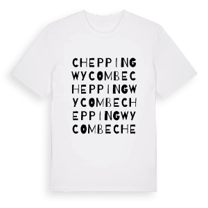 Chepping Wycombe ordlek t-shirt – ekologisk bomull t-shirt från Pinshirt