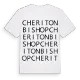 Cheriton Bishop ordlek t-shirt