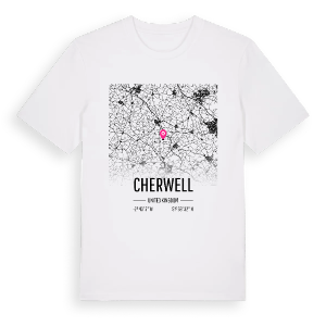 Cherwell karta t-shirt – ekologisk bomull t-shirt från Pinshirt