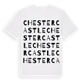 Chester Castle ordlek t-shirt