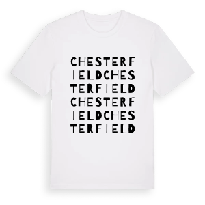 Chesterfield ordlek t-shirt – ekologisk bomull t-shirt från Pinshirt