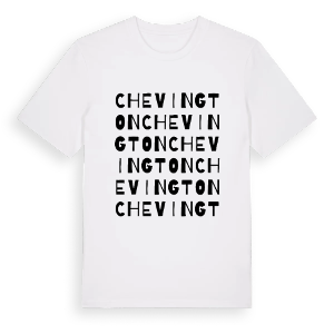 Chevington ordlek t-shirt – ekologisk bomull t-shirt från Pinshirt