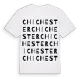Chichester ordlek t-shirt
