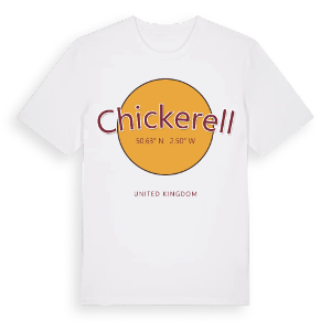 Chickerell cirkel t-shirt – ekologisk bomull t-shirt från Pinshirt