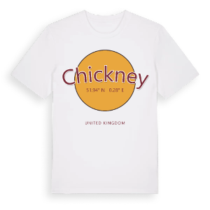 Chickney cirkel t-shirt – ekologisk bomull t-shirt från Pinshirt