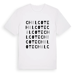 Chilcote ordlek t-shirt – ekologisk bomull t-shirt från Pinshirt