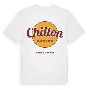 Chilton cirkel t-shirt – ekologisk bomull t-shirt från Pinshirt