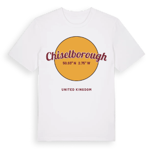 Chiselborough cirkel t-shirt – ekologisk bomull t-shirt från Pinshirt