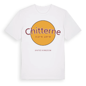 Chitterne cirkel t-shirt – ekologisk bomull t-shirt från Pinshirt