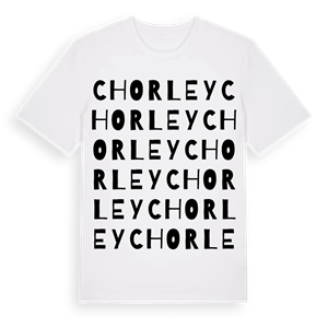 Chorley ordlek t-shirt – ekologisk bomull t-shirt från Pinshirt