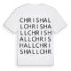 Chrishall ordlek t-shirt