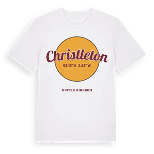 Christleton cirkel t-shirt – ekologisk bomull t-shirt från Pinshirt