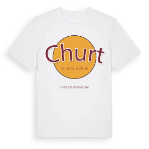 Churt cirkel t-shirt – ekologisk bomull t-shirt från Pinshirt