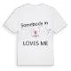 Någon i Churt älskar mig t-shirt