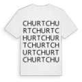 Churt ordlek t-shirt