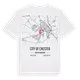 City of Chester karta t-shirt