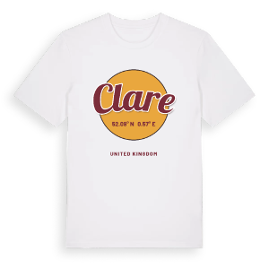 Clare cirkel t-shirt – ekologisk bomull t-shirt från Pinshirt