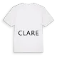 Jag älskar Clare t-shirt stort tryck