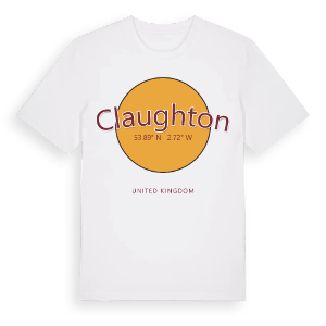 Claughton cirkel t-shirt – ekologisk bomull t-shirt från Pinshirt