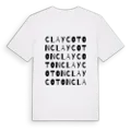 Clay Coton ordlek t-shirt