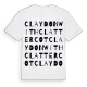 Claydon with Clattercot ordlek t-shirt
