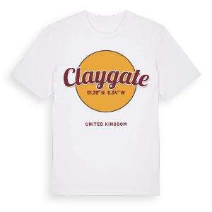 Claygate cirkel t-shirt – ekologisk bomull t-shirt från Pinshirt