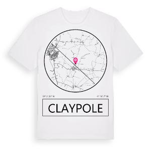 Claypole t-shirt – ekologisk bomull t-shirt från Pinshirt