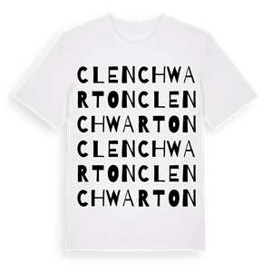 Clenchwarton ordlek t-shirt – ekologisk bomull t-shirt från Pinshirt