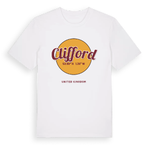Clifford cirkel t-shirt – ekologisk bomull t-shirt från Pinshirt