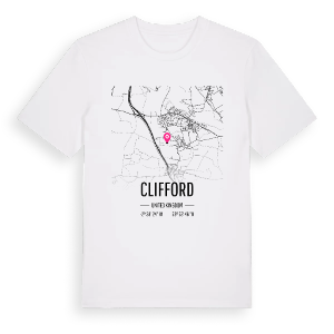 Clifford karta t-shirt – ekologisk bomull t-shirt från Pinshirt