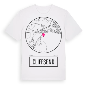 Cliffsend t-shirt – ekologisk bomull t-shirt från Pinshirt