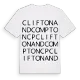 Clifton and Compton CP ordlek t-shirt