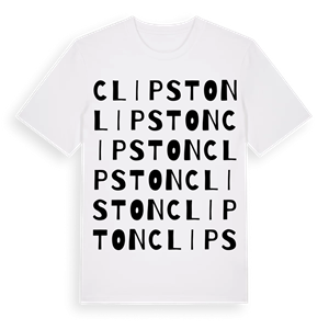 Clipston ordlek t-shirt – ekologisk bomull t-shirt från Pinshirt