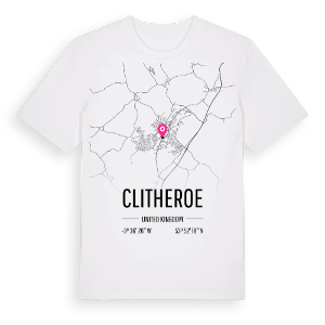 Clitheroe karta t-shirt – ekologisk bomull t-shirt från Pinshirt